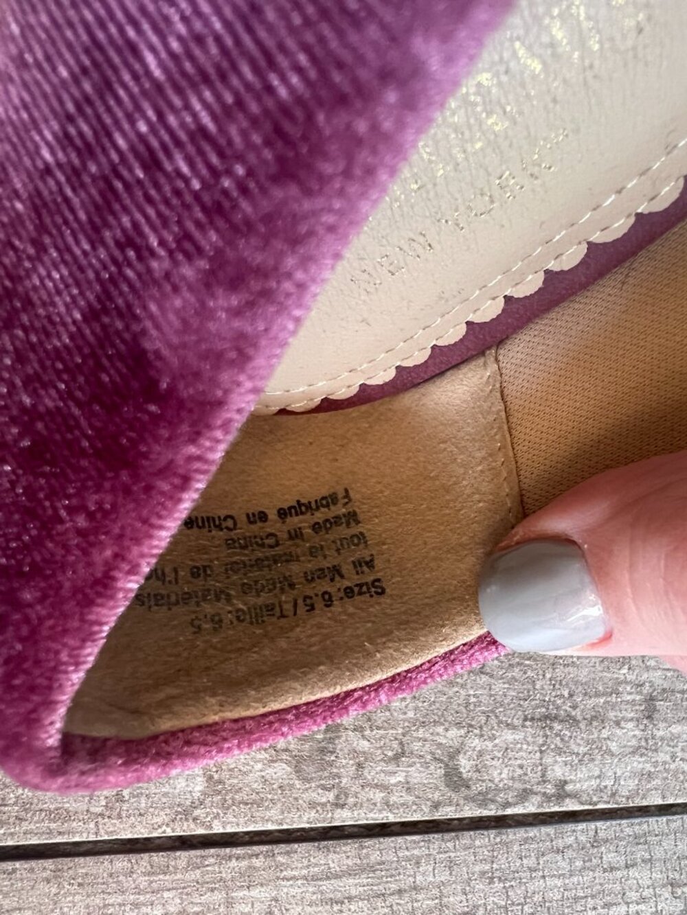 Isaac Mizrahi velvet bow flats (36.5) - Picture 2 of 6